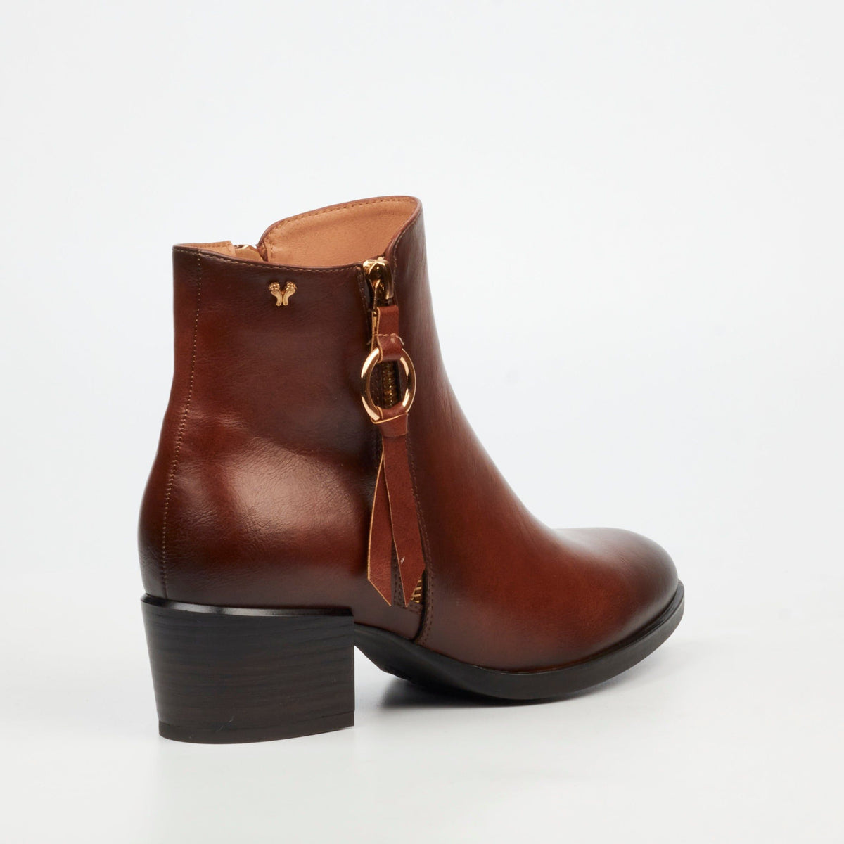 Butterfly Ladies Ankle Boots Shanae 1 - Tan.