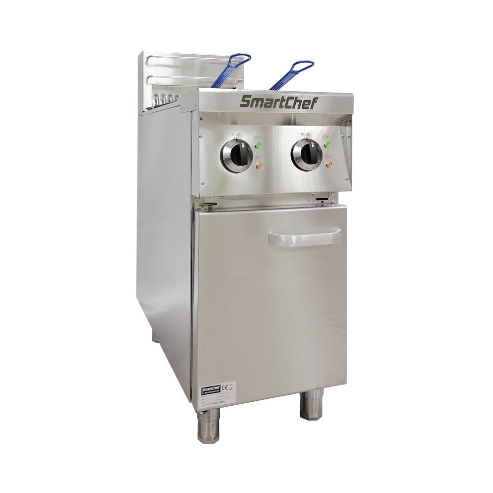 SmartChef Electric Fryer 2×15 Litre KB-E-DZ-400G-2