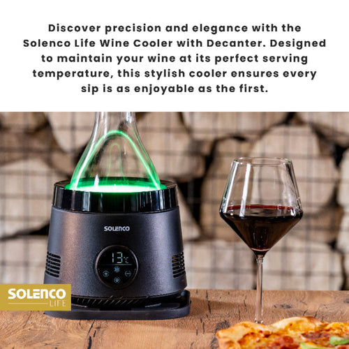 Solenco Life Precision Wine Cooler with Decanter BK-DY01