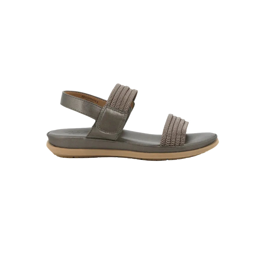 Hush Puppies Soft Irene Elastic Comfort Sandals-Pewter SSL01297PWPW