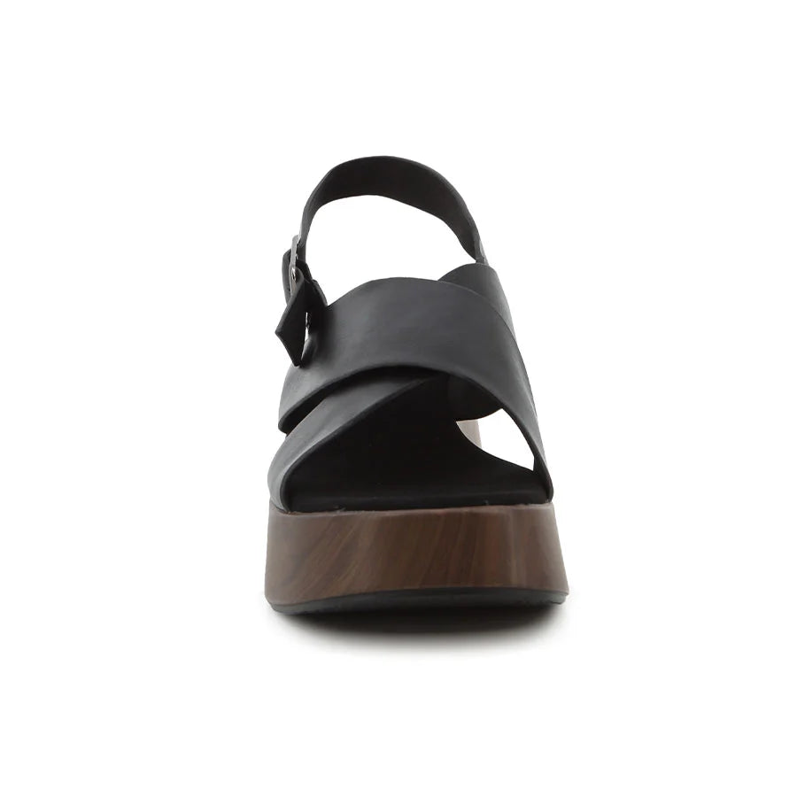Hush Puppies Ladies Soft Jemma Wedges-Black SSL01656BKBK.