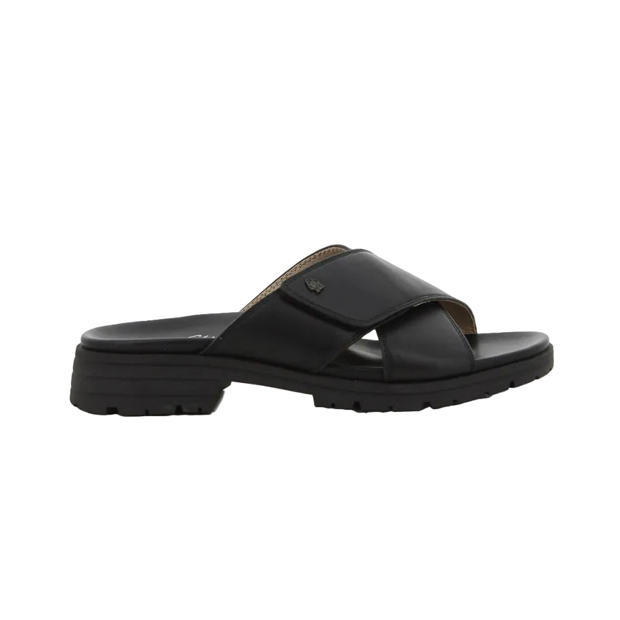 Hush Puppies Ladies Soft Leandra Cross Strap Sandals-Black SSL01679BKBK