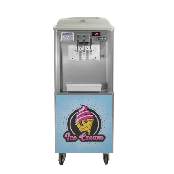 Polaacab Soft Serve Machine + Air Pump & Refrigerated Hopper SSM0002.