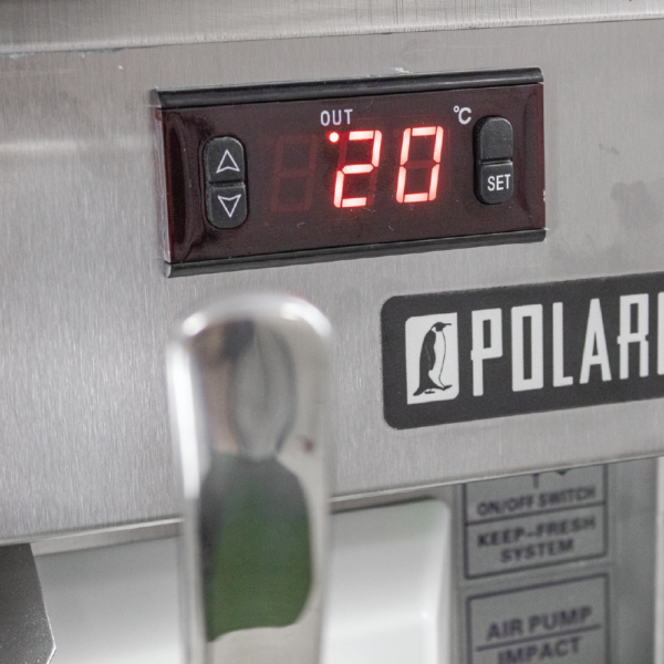 Polaacab Soft Serve Machine + Air Pump & Refrigerated Hopper SSM0002.