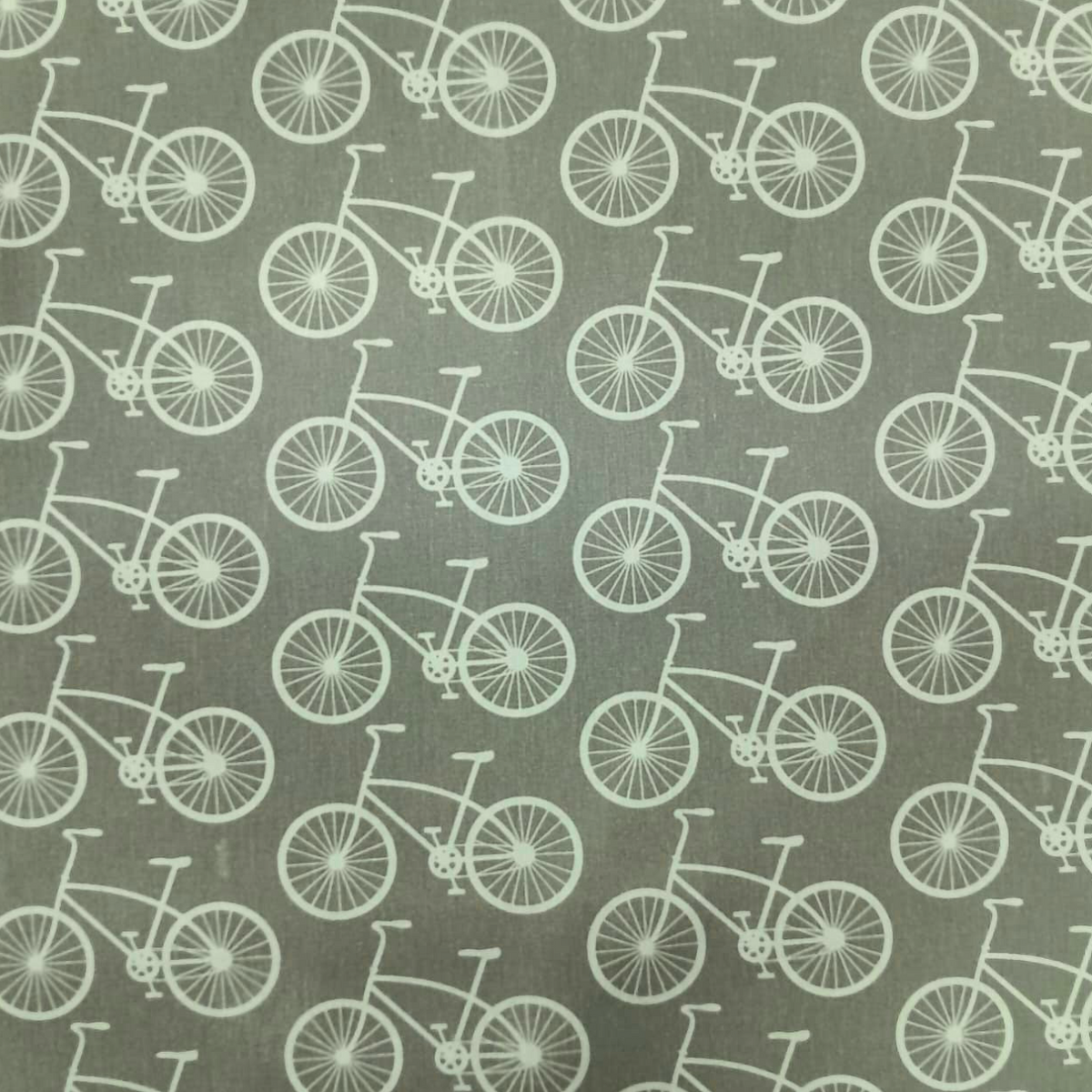 Fabric Printed Poly Cotton Bicycles 140 cm