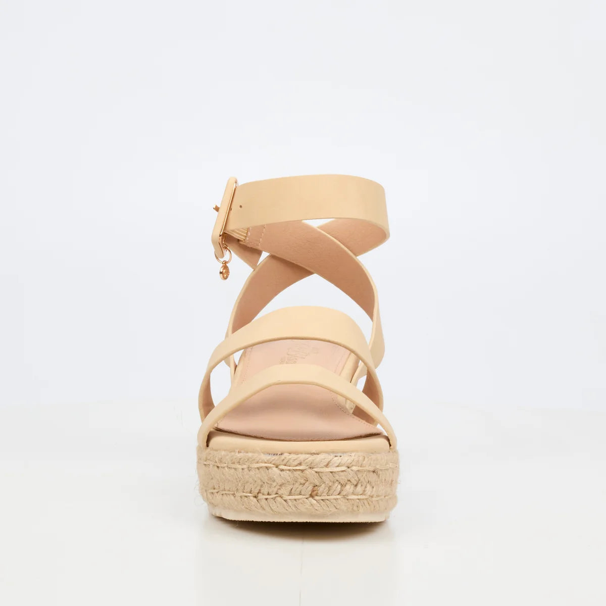 Miss Black Ladies Steffi 2 Shoes-Nude