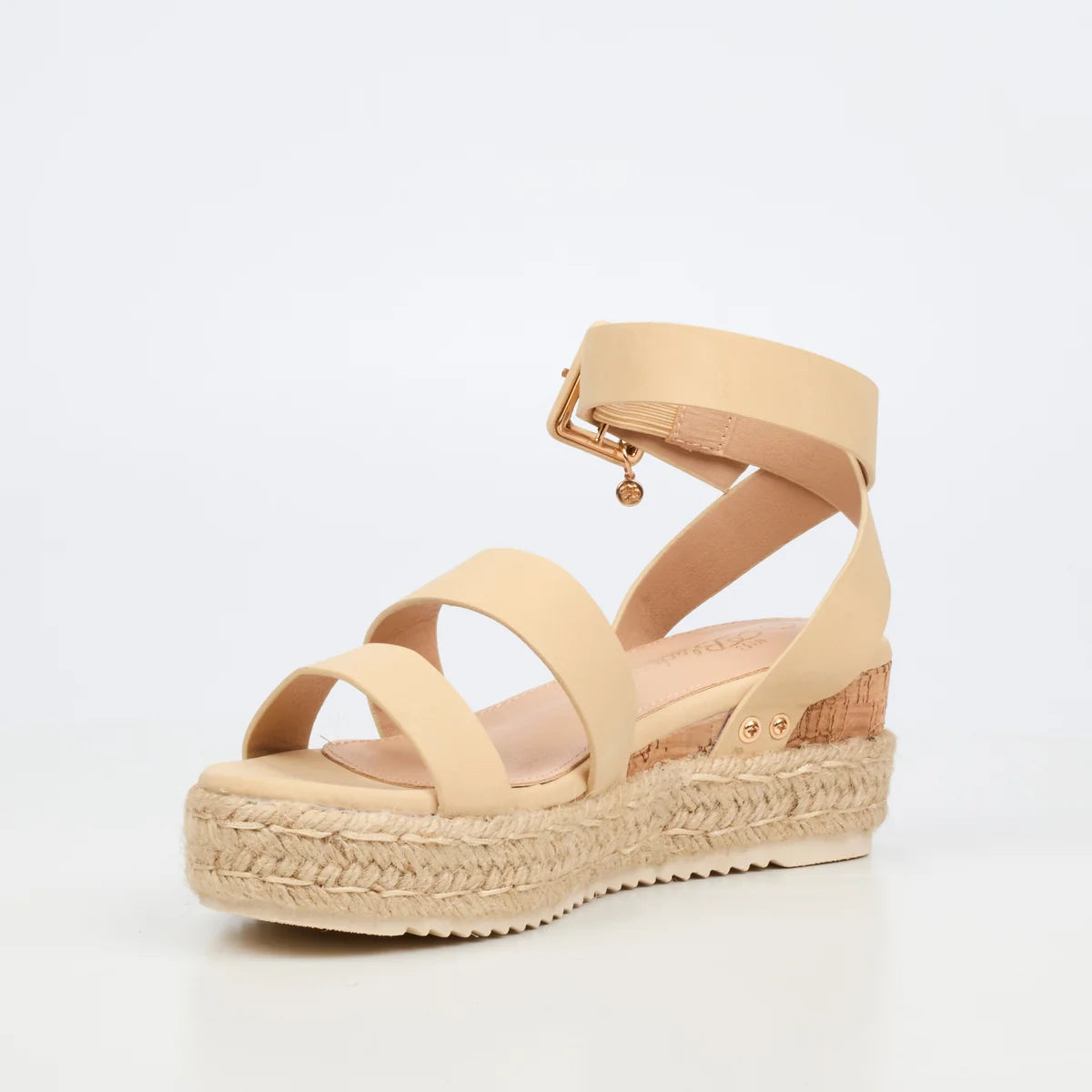 Miss Black Ladies Steffi 2 Shoes-Nude