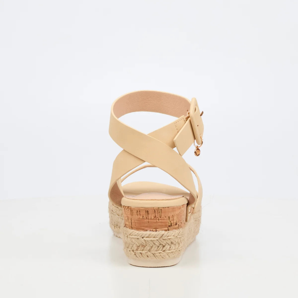 Miss Black Ladies Steffi 2 Shoes-Nude