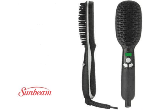 Sunbeam Heated Hair Straightener Brush SHBS-029.