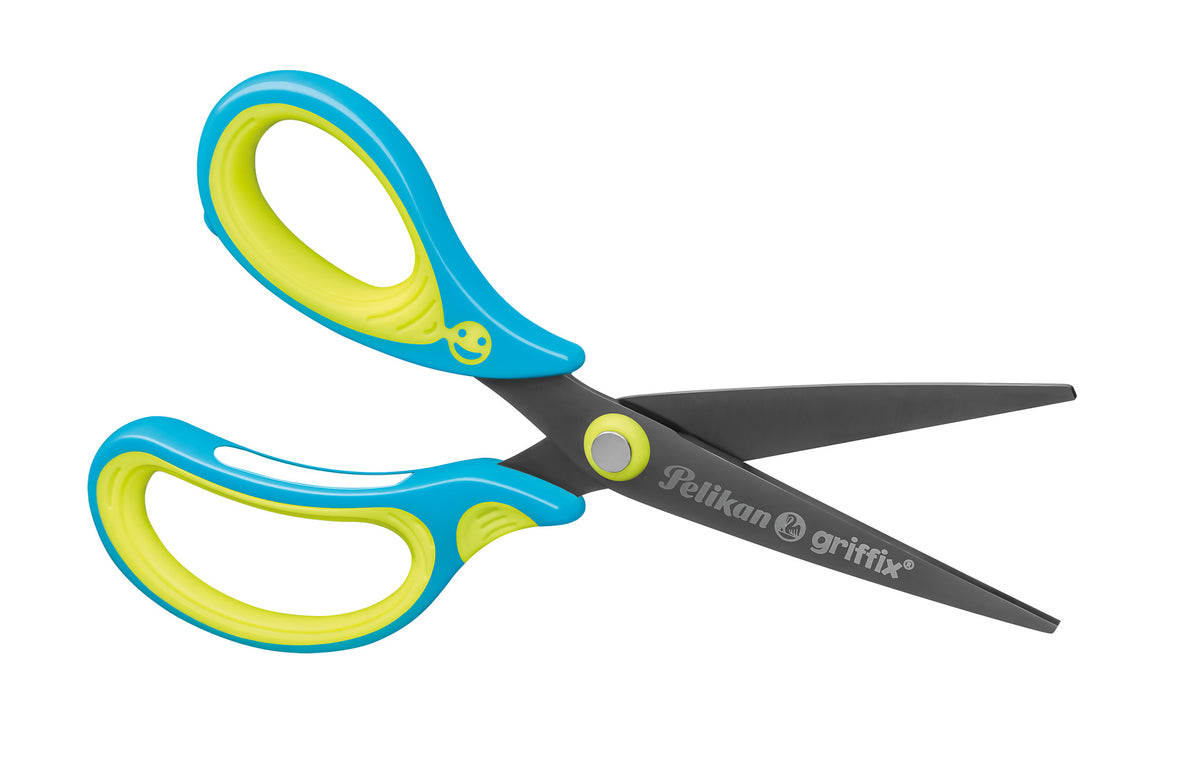 Pelikan Scissors SC1BLS Nefrblue Left Point On Rivetcard 810265