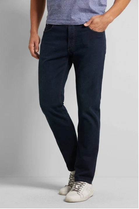 Bugatti Men's Regular TRS Denim Jean-Blue/Black 16640/293 3280D