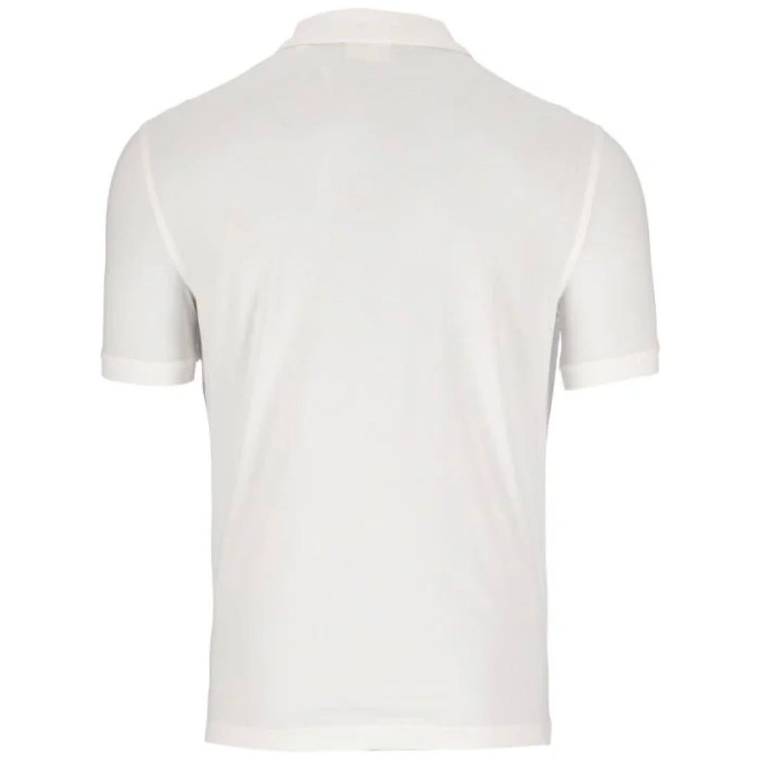 Gant Mens Short Sleeve Pique Golfer In White Regular Fit Shield  343783
