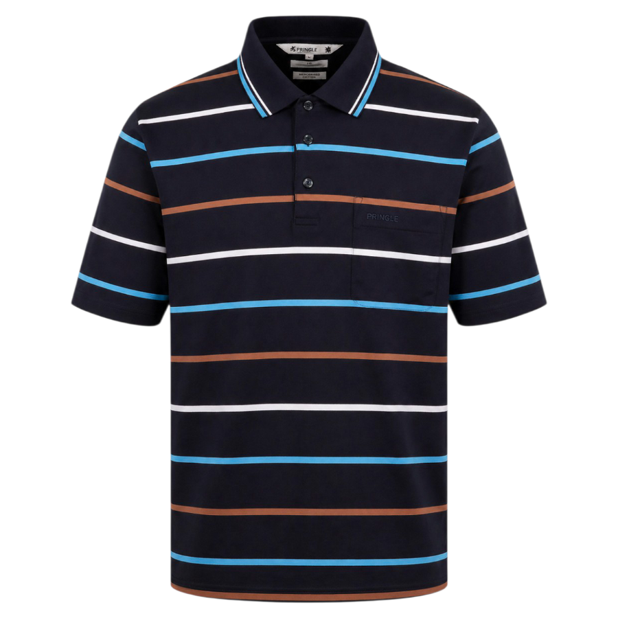 Pringle Harry Mercerised Jacquard Golfer.