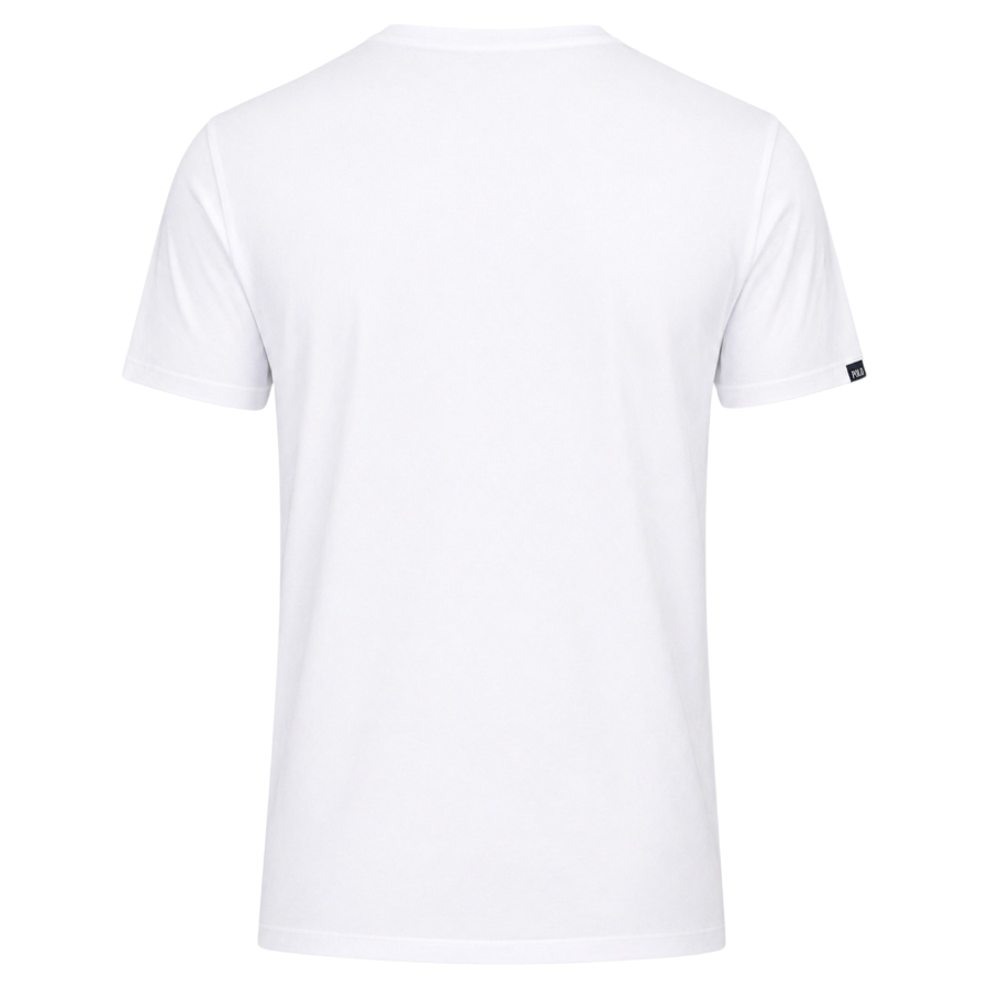 Polo Mens Short Sleeve Lucas Essential T-Shirt White 0006836.