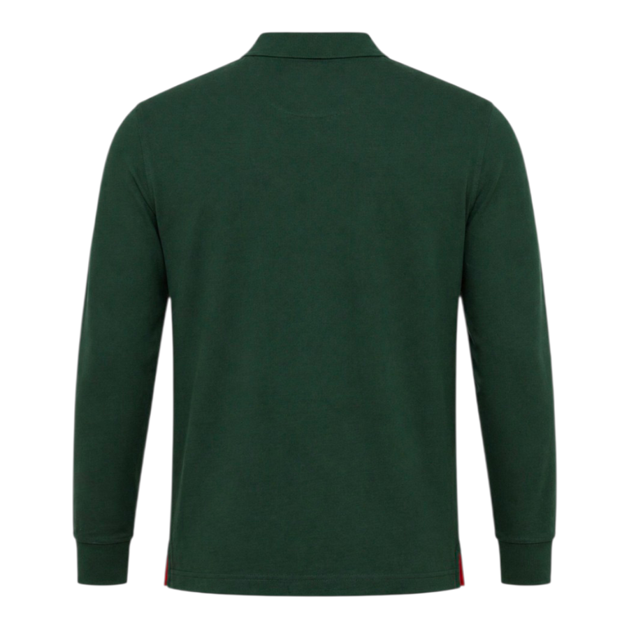 Gant Mens Pique Long Sleeve In Green 342005.
