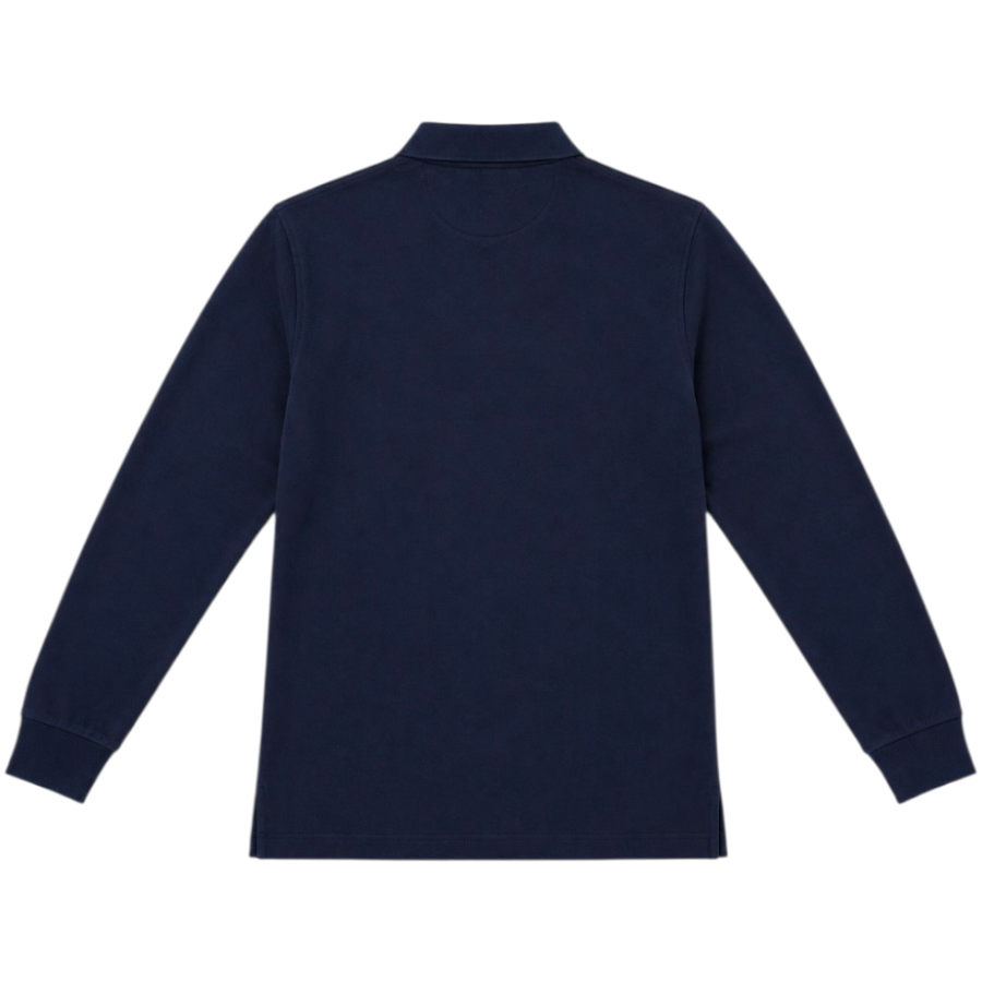 Gant Mens Archive Shield Pique In Dark Blue 342031.