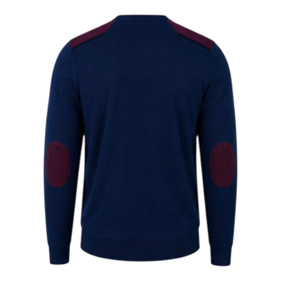 Ecer Mens Jersey Blue/Red V-Neck.