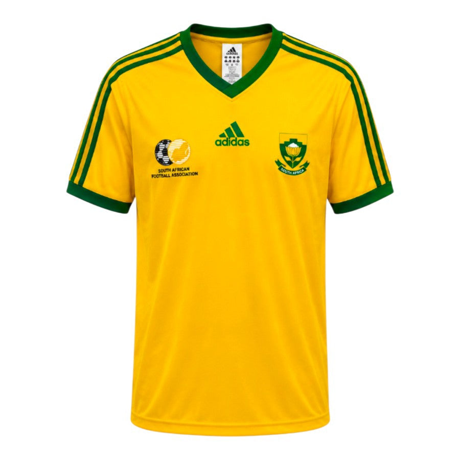Bafana Bafana Unisex T Shirts 2010 Retro Yellow/Green LO8864
