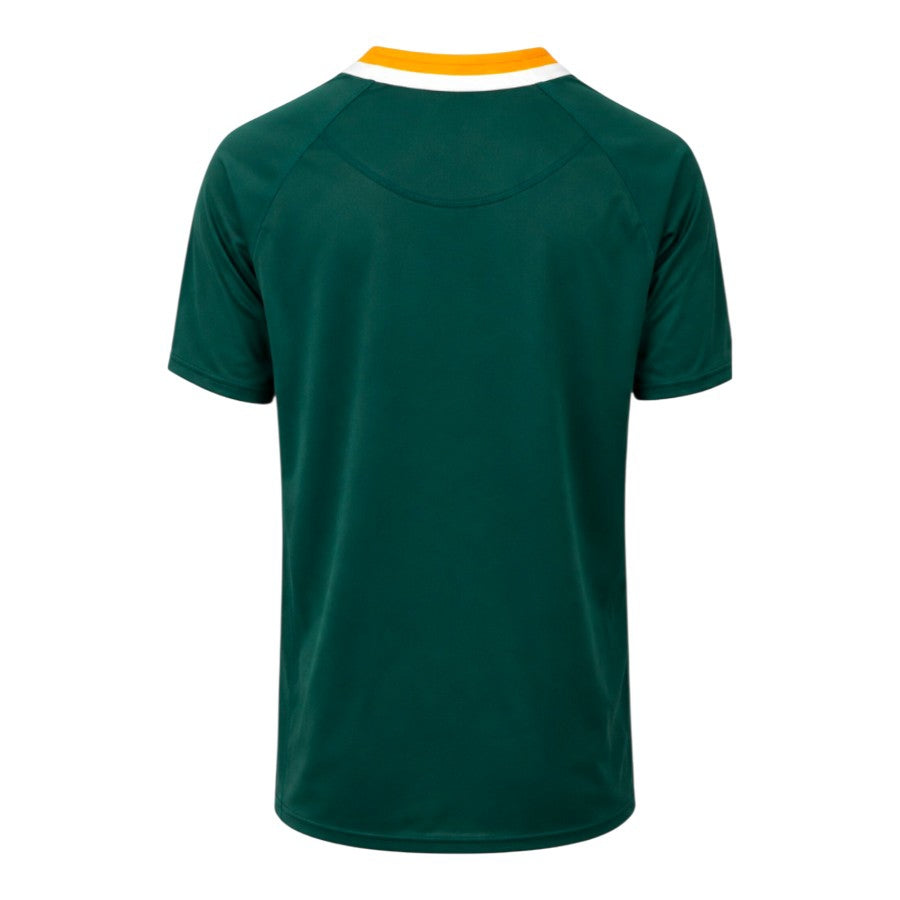 Springboks Kids Pro Poly Take Down T-Shirt In Bottle Green