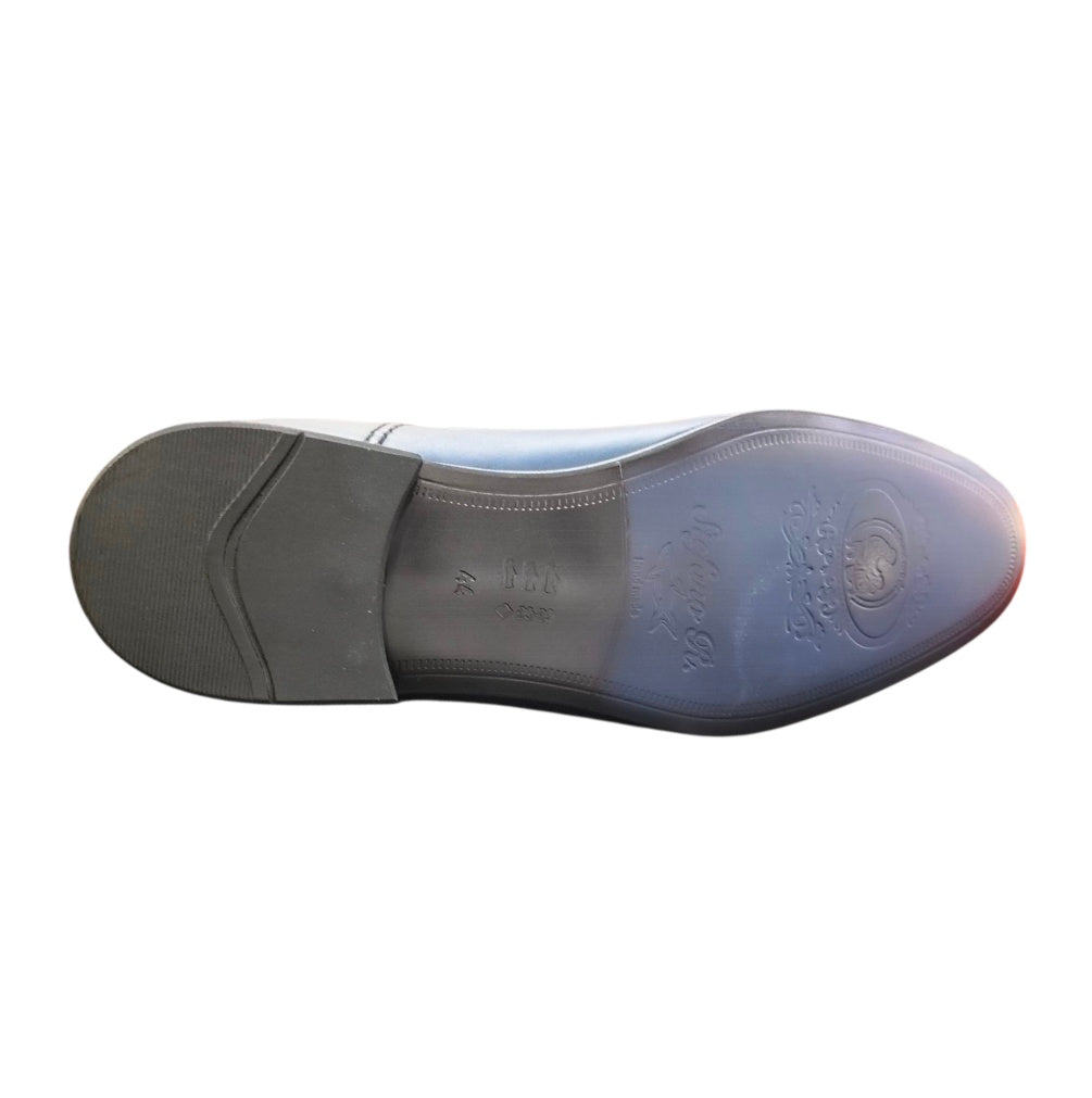 Stefano R Men's Navy Leather Oxford Dress Shoes – 64007-00