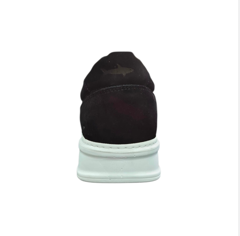 Stefano Men's Black Suede Platform Sneakers – 150599