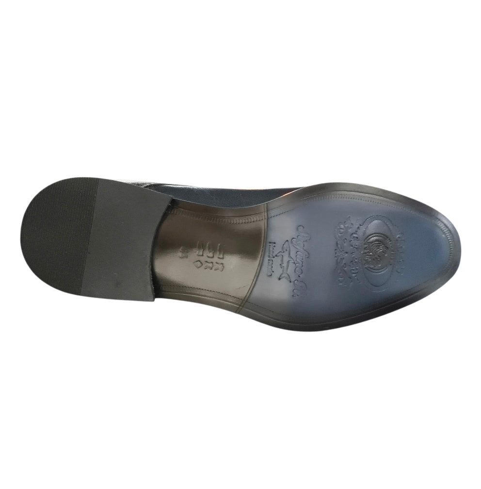 Stefano Men's Black & Grey Leather Formal Shoes – 39145-00