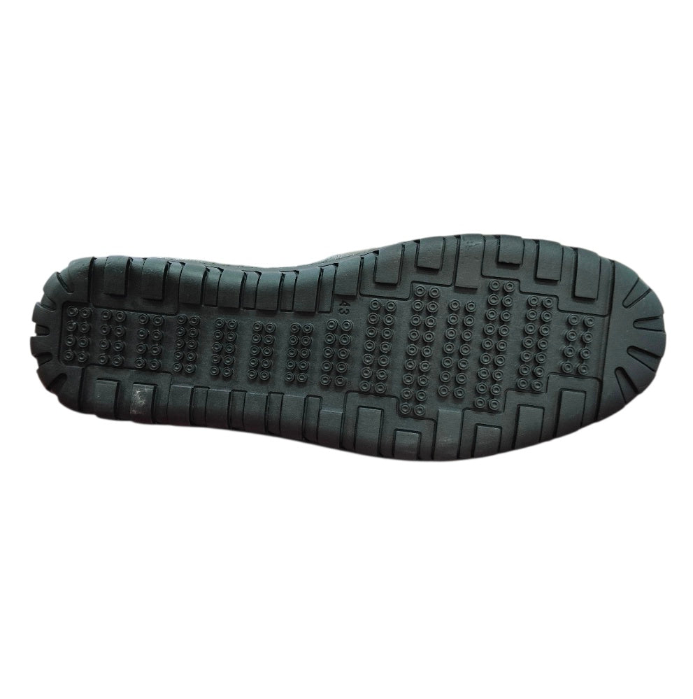 Stefano Men's Green Leather Casual Shoes – 31503-00