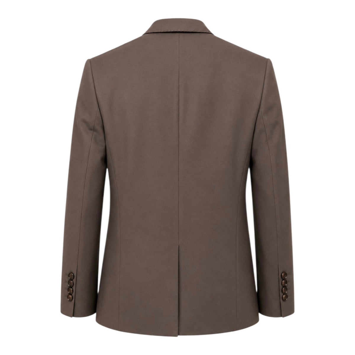 Ziver Men’s Double-Breasted Blazer – Chocolate.