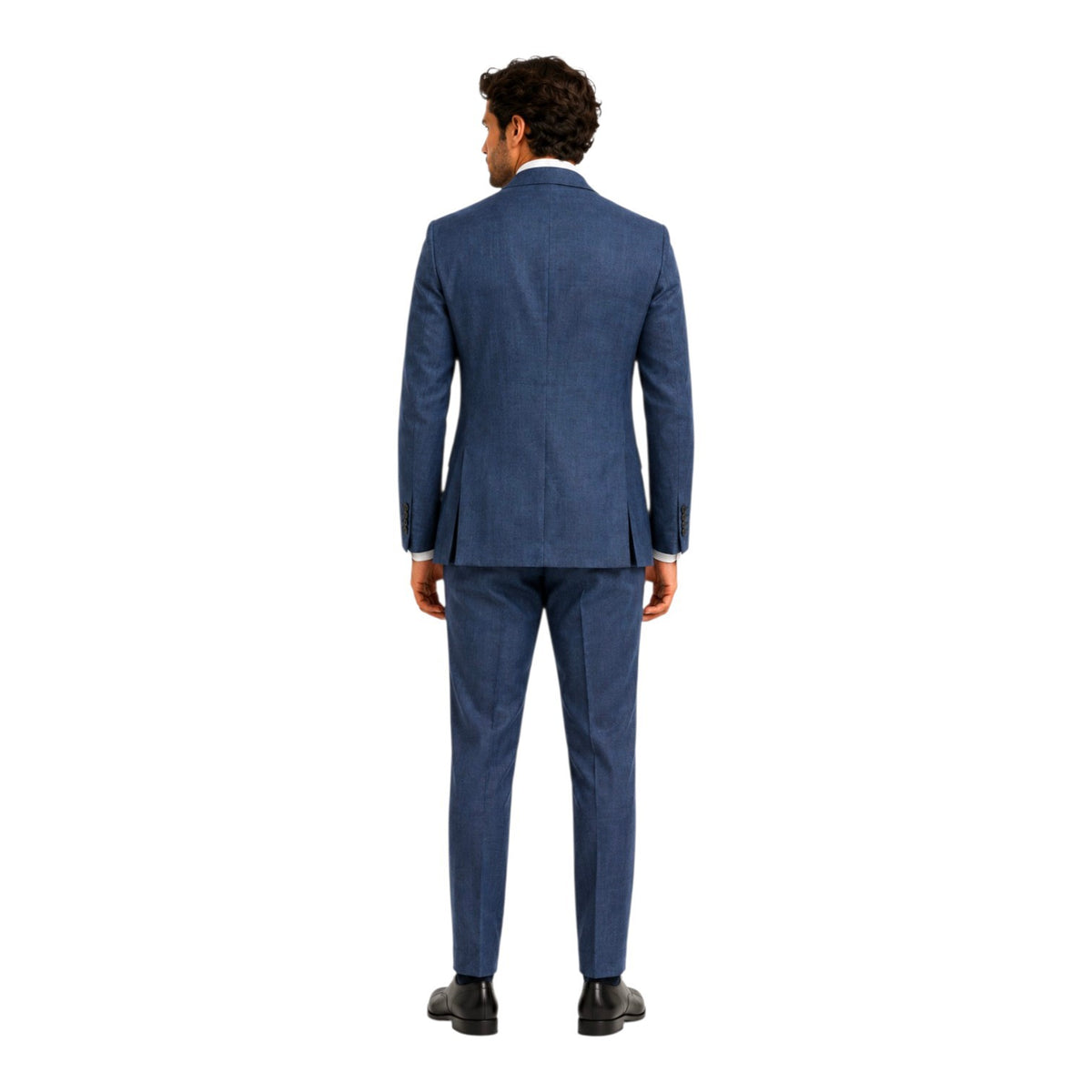 AGIBOSS Men’s Linen Suit – Navy Blue.