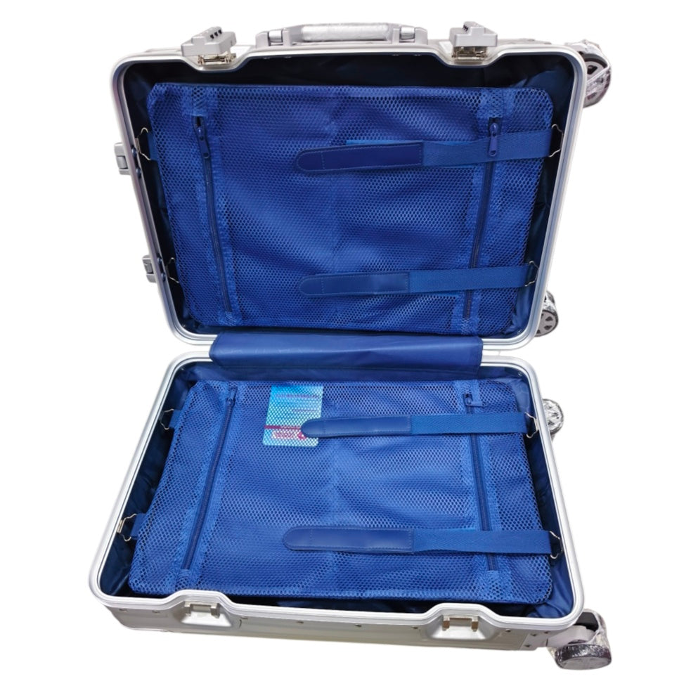 Lumin 55Cm Suitcase Silver 1801