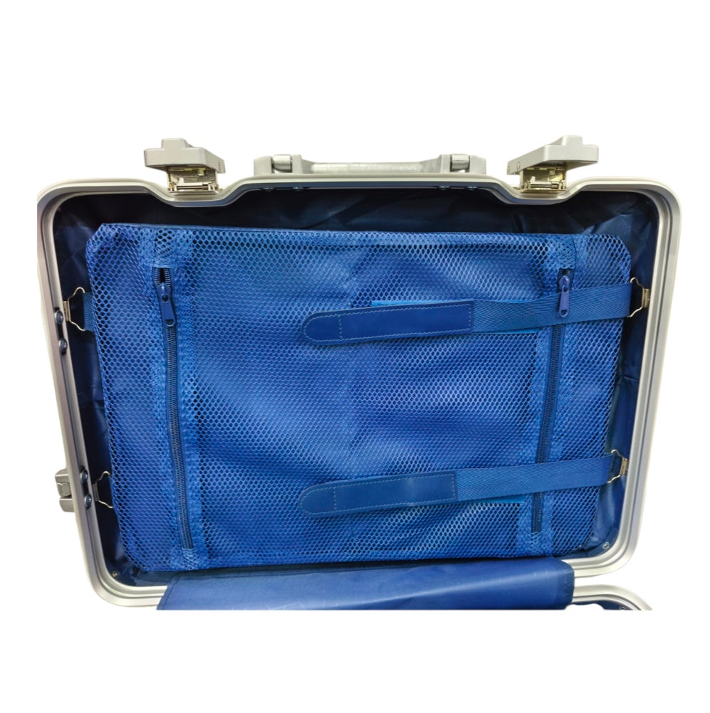 Lumin 55Cm Suitcase Silver 1801