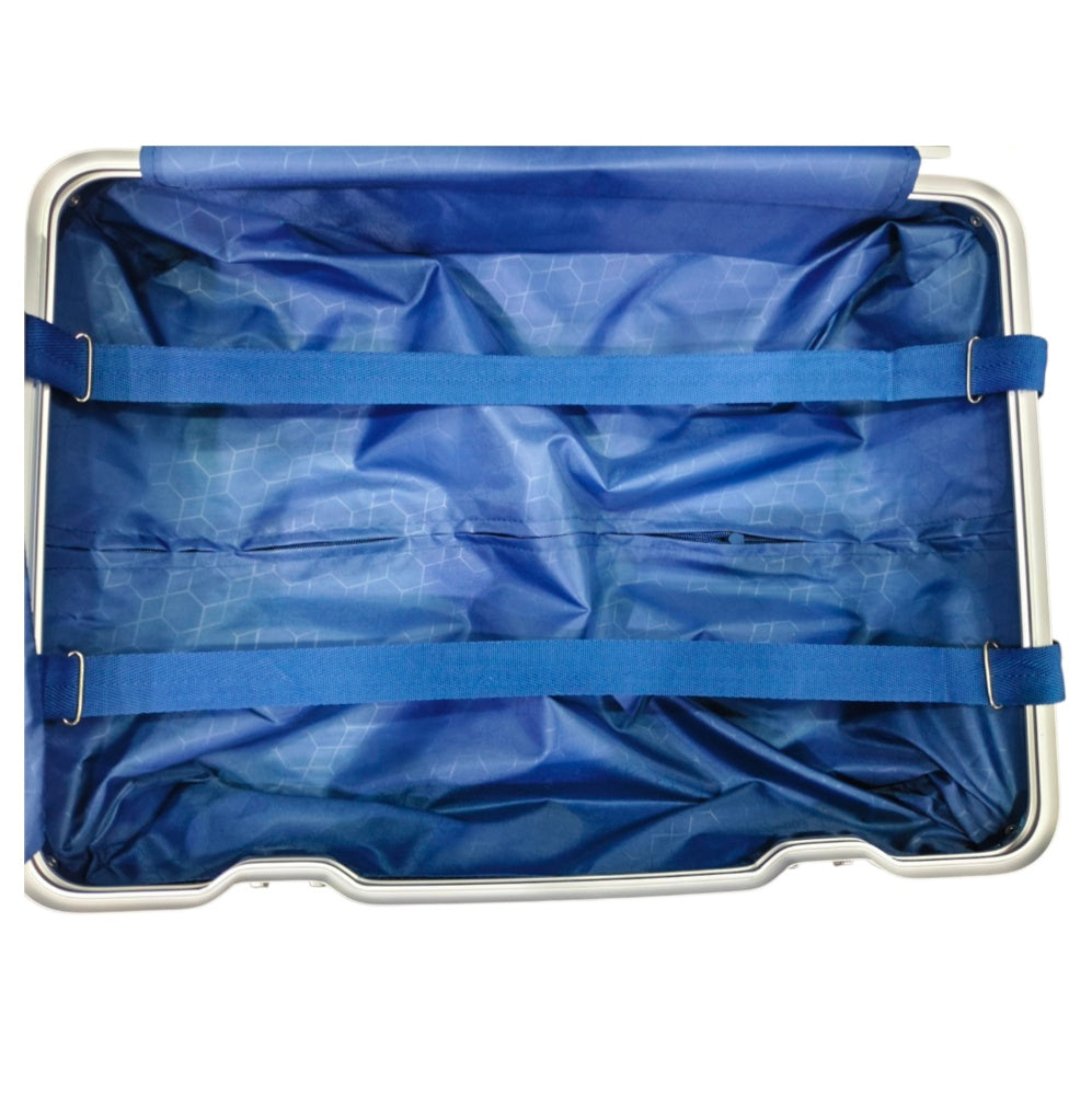 Lumin 55Cm Suitcase Silver 1801