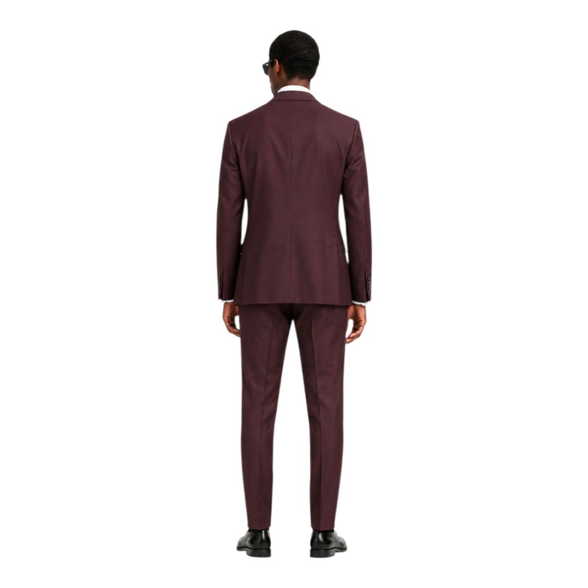 Sergio Barone Men’s 2-Piece Suit – Burgundy
