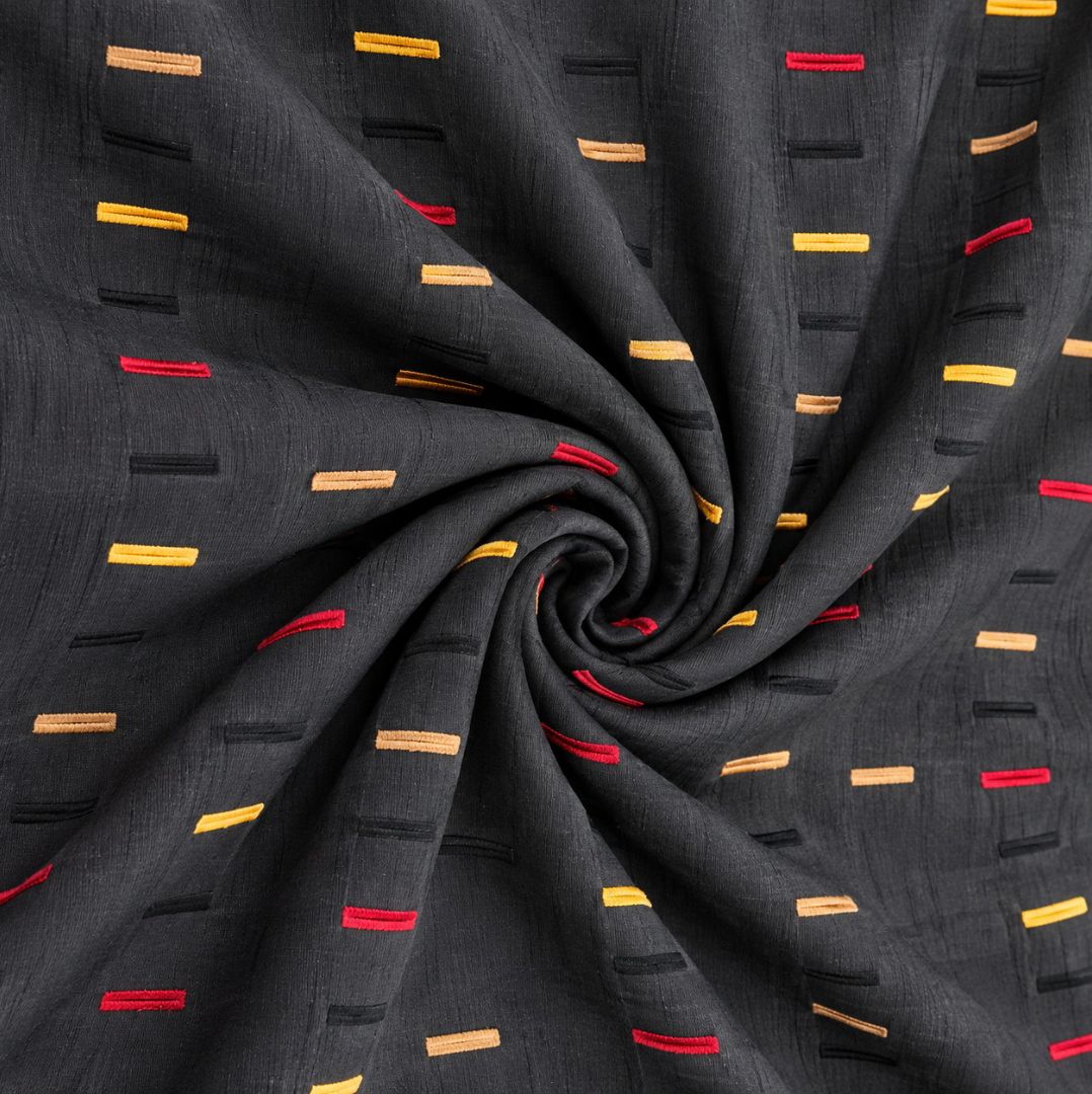 Fabric Curtain 2 Tone Tile 280 cm