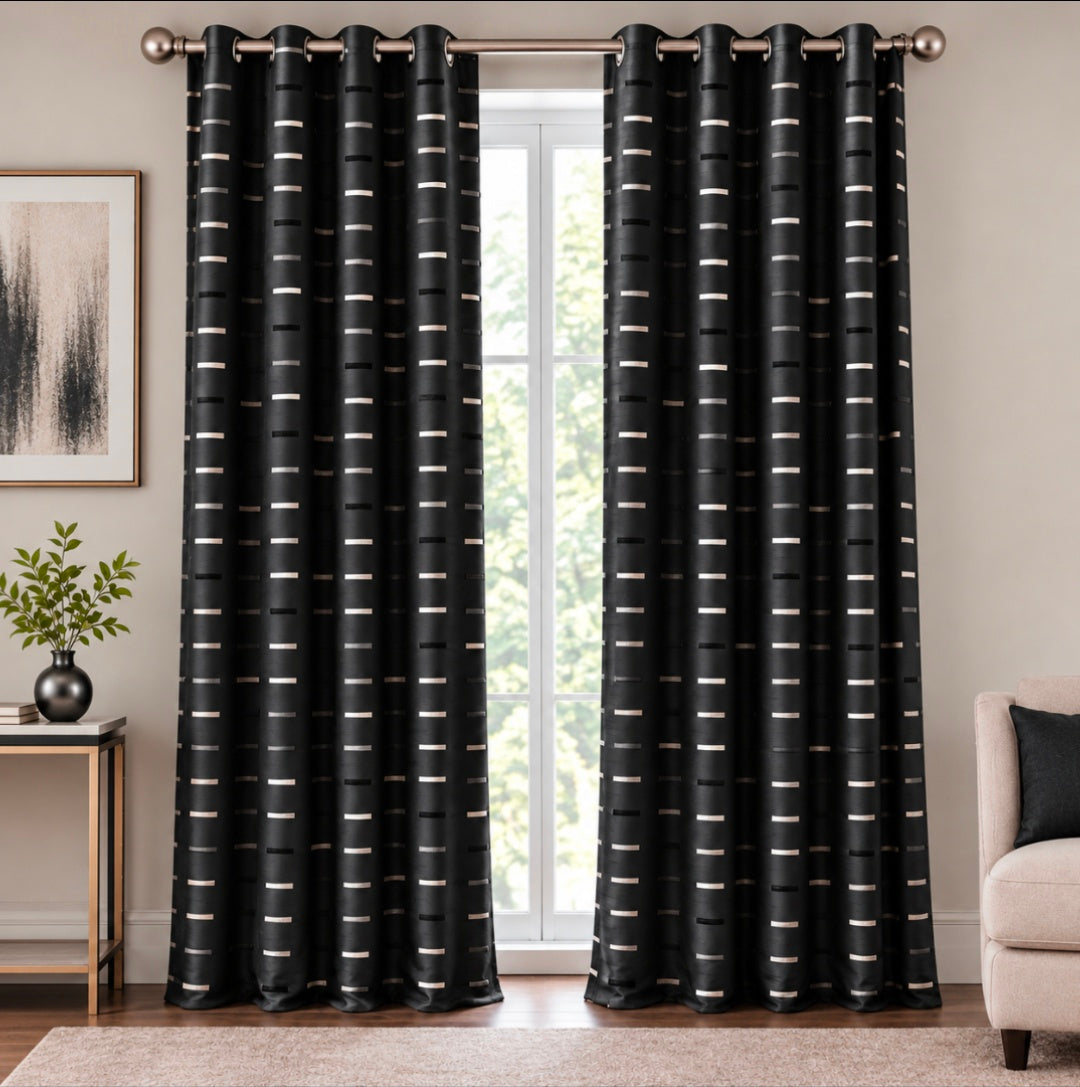 Fabric Curtain 2 Tone Tile 280 cm