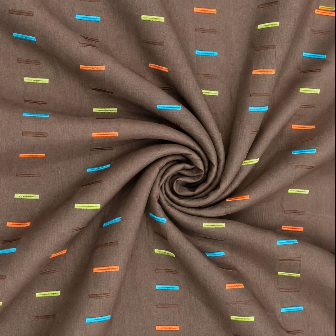 Fabric Curtain 2 Tone Tile 280 cm