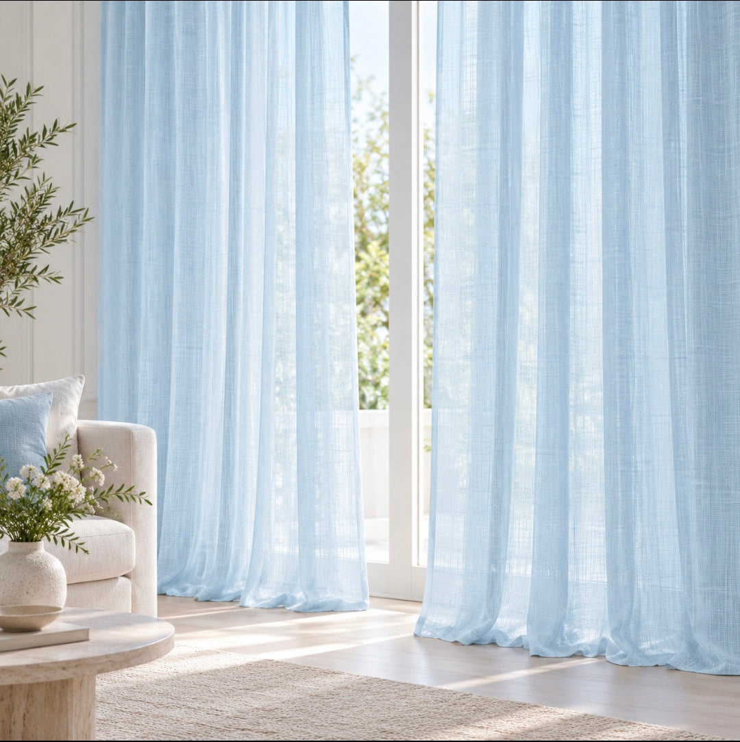 Fabric Verdi Plain Voile Fawn 280 cm