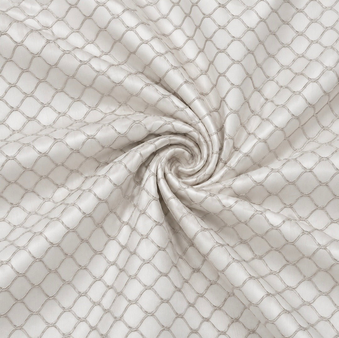 Curtaining Fabric Polyester Lattice F3412 280 cm