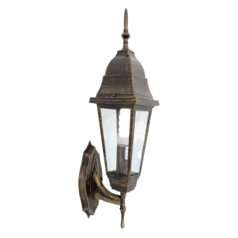 Lantern Up Facing 4 Panel Black Gold 014GB.