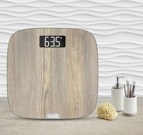 Tefal Bathroom Scale Light Wood PP1600V0