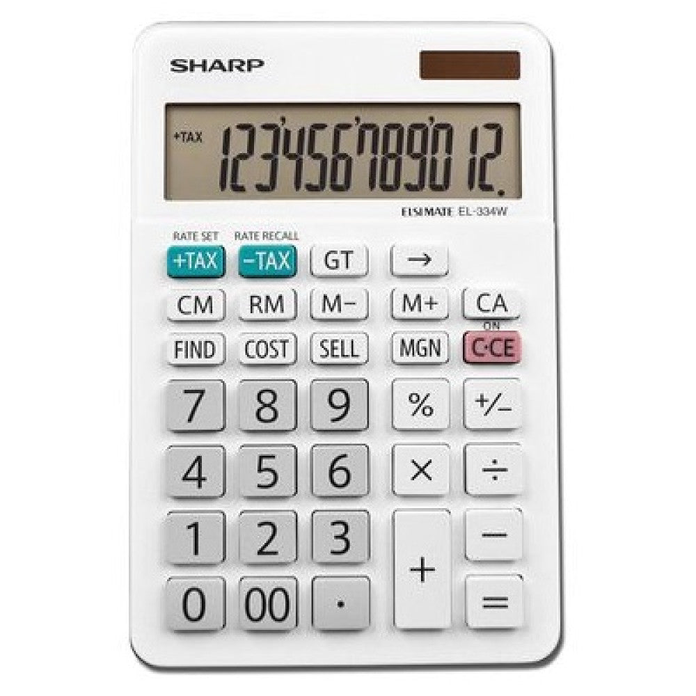 Sharp Elsimate12 Digit Calculator EL334WB