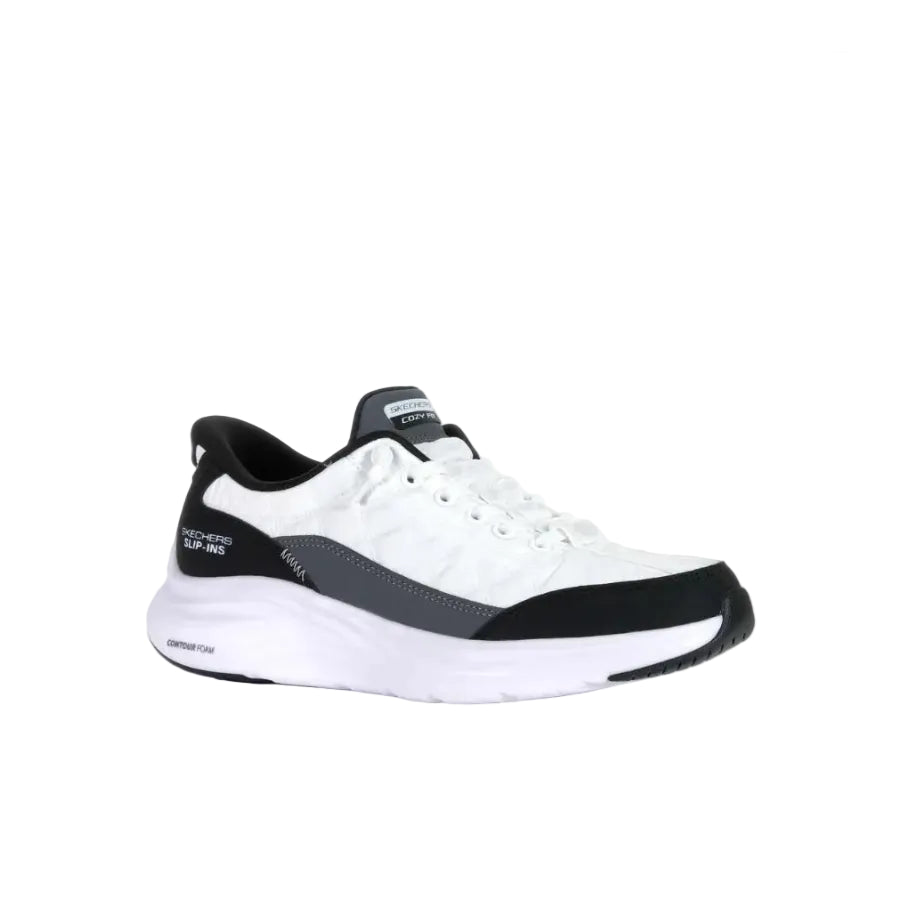 Skechers Women's Vapor Foam Contour Foam-White/Black 150404