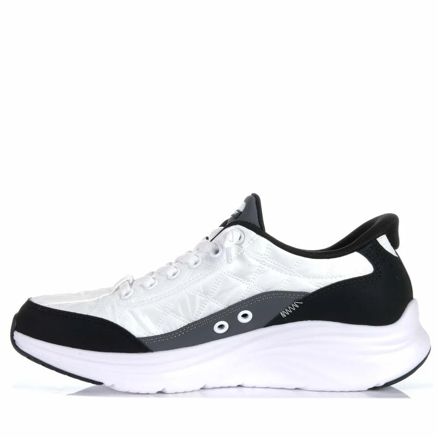 Skechers Women's Vapor Foam Contour Foam-White/Black 150404