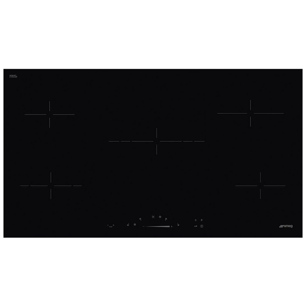 Smeg 90cm Black Ceramic Electric Hob SE495ETD