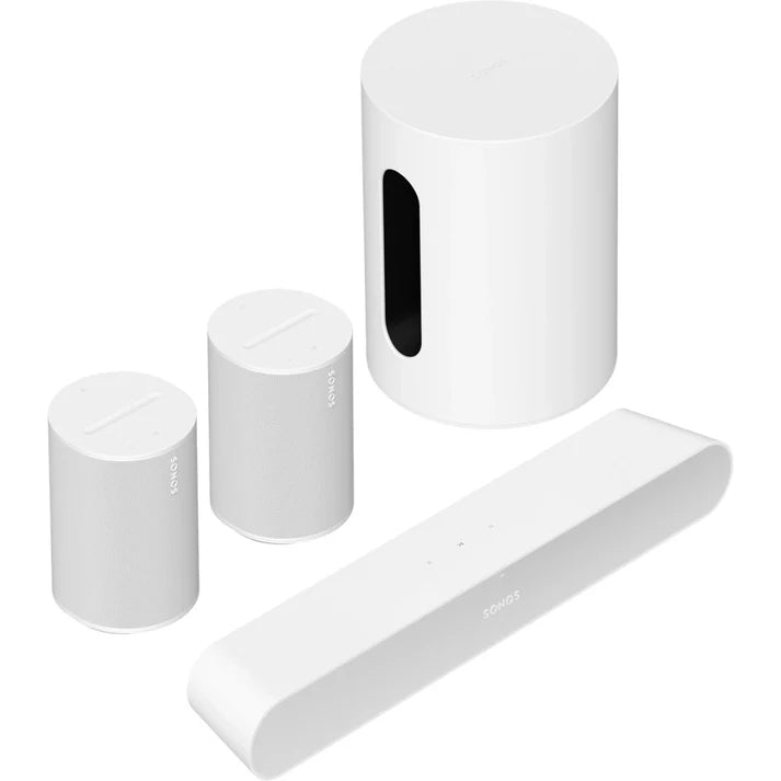 SONOS IMMERSIVE SET WITH RAY + SUB MINI + 2X ERA 100.