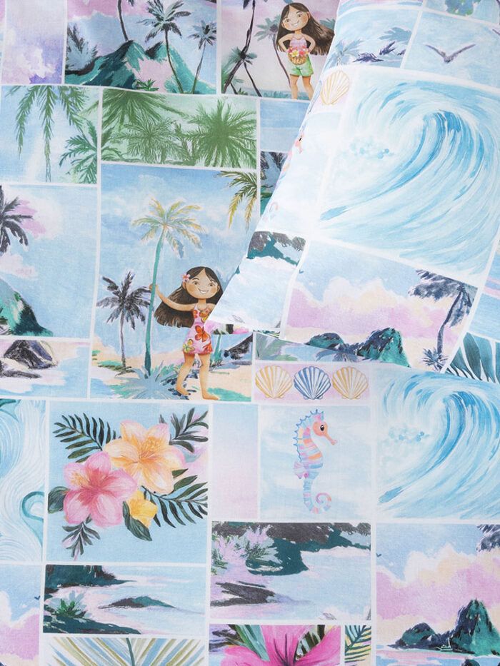 Linen House Multi Palm Paradise Duvet Cover Set