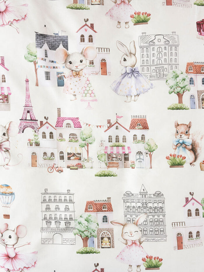 Linen House Paris Tails Biscuit Duvet Cover Set