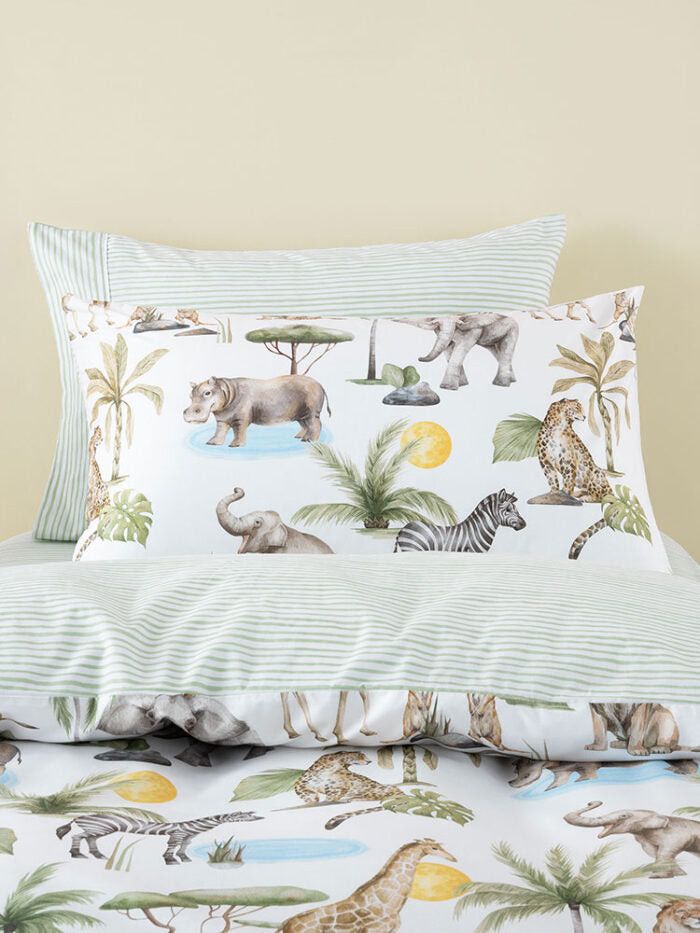 Linen House Multi Sunny Safari Duvet Cover Set.