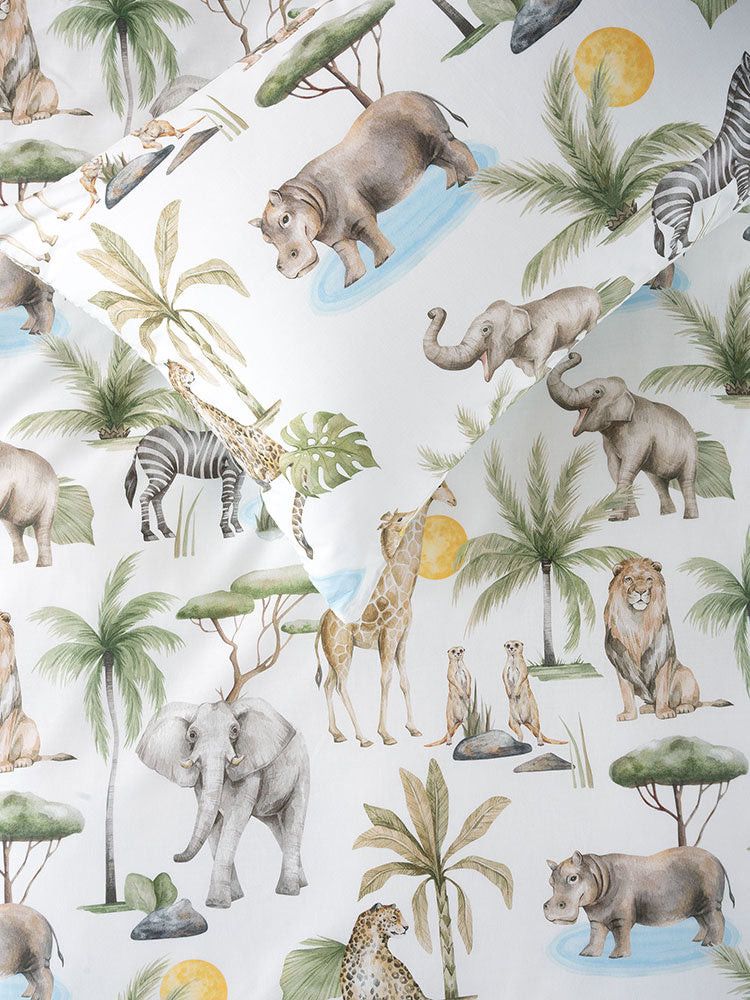 Linen House Multi Sunny Safari Duvet Cover Set.