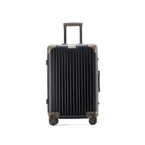 Lumin 55Cm Suitcase Black & Brown (8039877640281)